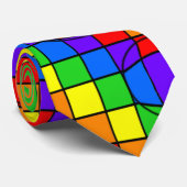 Stropdas regenboogbuien (Opgerold)