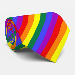Stropdas regenboogkleur
