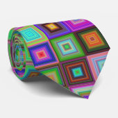 stropdas regenboogkwadraten (Opgerold)