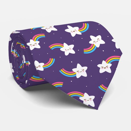 Stropdas regenboogstaren (Opgerold)