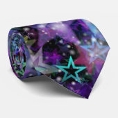 stropdas regenboogsterren (Opgerold)