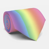 Stropdas - Regenboogstrepen (vert.) (Opgerold)