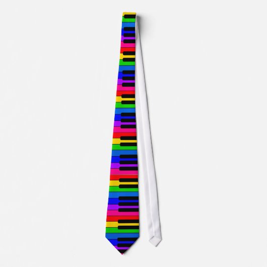 Stropdas regenboogtoetsenbord (Voorkant)