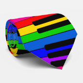 Stropdas regenboogtoetsenbord (Opgerold)