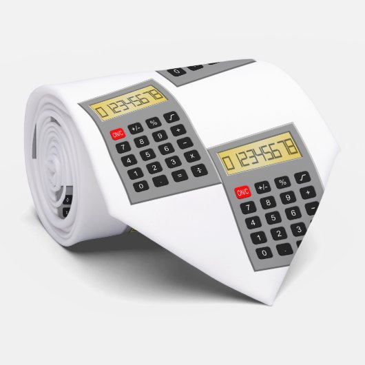 Stropdas rekenplichtige Wiskunde (Opgerold)