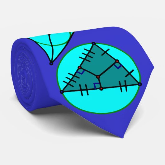 Stropdas Relaties driehoek (Opgerold)