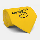 Stropdas Republikeinen omdraaien (Opgerold)