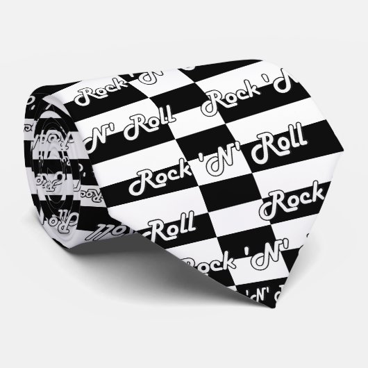 Stropdas Rock 'n' Roll Retro (Opgerold)