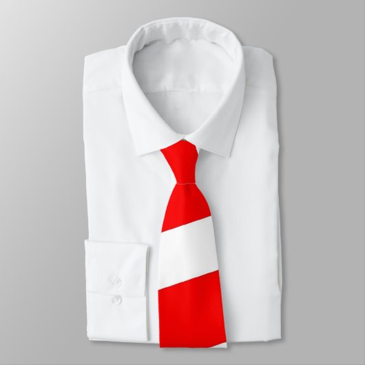 Stropdas rode en witte strepen (Gebonden)