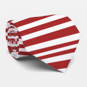 stropdas rode strepen (Opgerold)