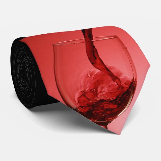 Stropdas rode wijn (Opgerold)