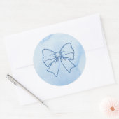 Stropdas Ronde Sticker (Envelop)