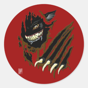 stropdas ronde sticker
