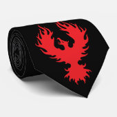 stropdas rood (Opgerold)