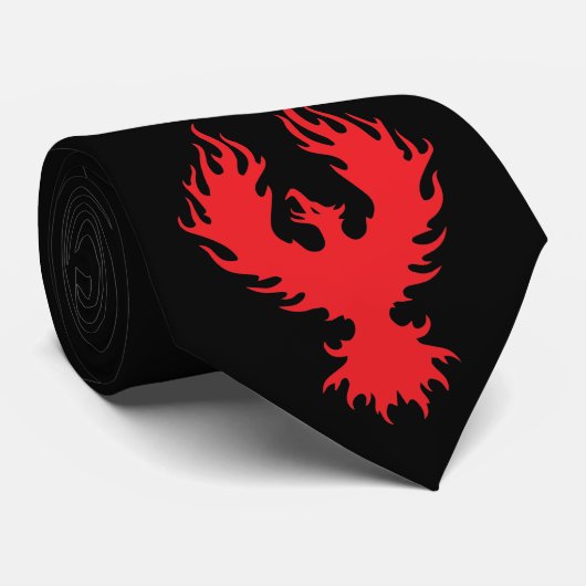 stropdas rood (Opgerold)