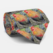 Stropdas - Rooster Art - Cockerhaan (Opgerold)
