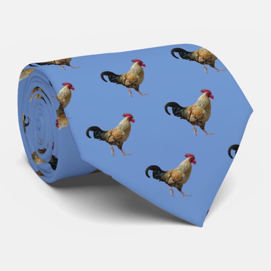 Stropdas Rooster Pattern (Opgerold)