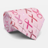 Stropdas roze linten (Opgerold)