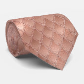 Stropdas roze ombre glitter Dragon Scales Effect (Opgerold)