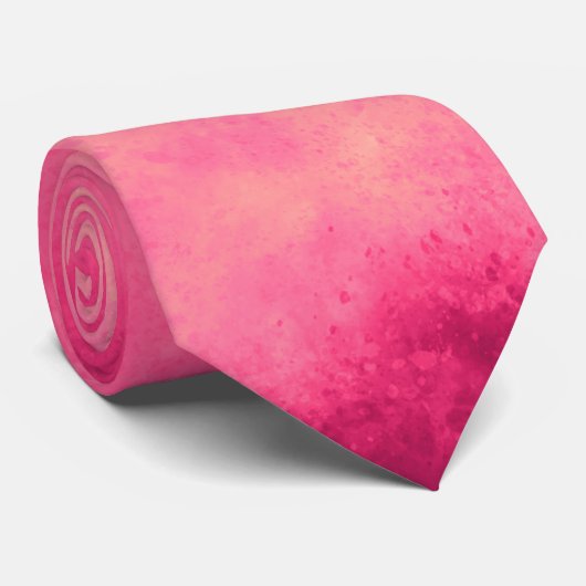 Stropdas roze wolffect (Opgerold)