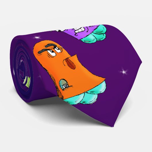 Stropdas ruimtevecht (Opgerold)