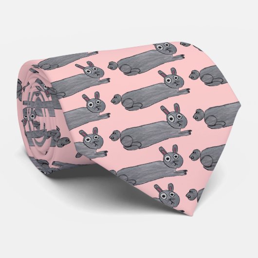 Stropdas Sad Bunny (Opgerold)