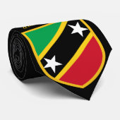 Stropdas Saint Kitts en Nevis (Opgerold)