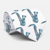 stropdas "SAXOPHONE" (Opgerold)