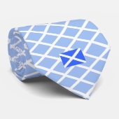 Stropdas Schotland Flag Saltire Pattern (Opgerold)