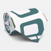 Stropdas schuine rechthoeken (Opgerold)