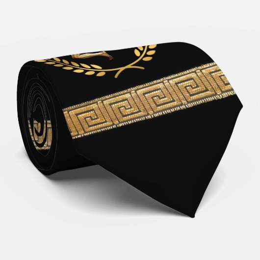 Stropdas Sicilian Medusa (Opgerold)