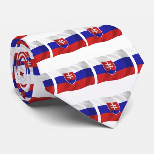 Stropdas Slowakije (Opgerold)