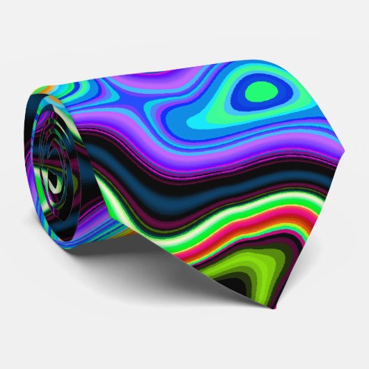 Stropdas smeltkleuren (Opgerold)