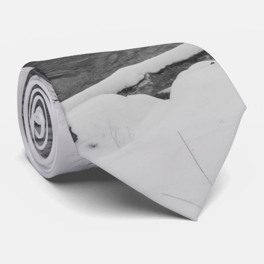 Stropdas Sneeuwschoonty James River Grayscale (Opgerold)