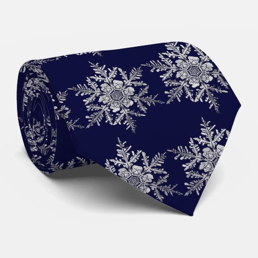 Stropdas SNOWFLAKE (Opgerold)