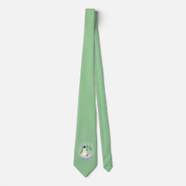 Stropdas - Snowman in Snowglobe