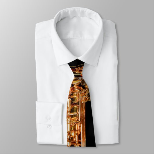 stropdas sociale volledige lengte saxofone (Gebonden)