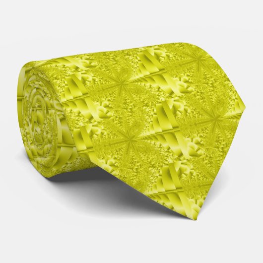 Stropdas Sparkler - Geel (Opgerold)