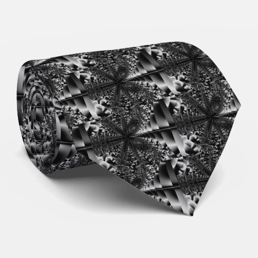 Stropdas Sparkler - zwart (Opgerold)