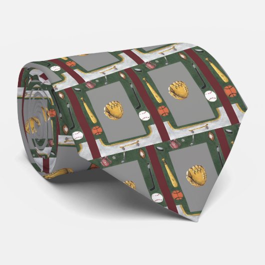 Stropdas sportuitrusting (Opgerold)