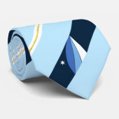 Stropdas stadsvlag Columbia (South Carolina) (Opgerold)