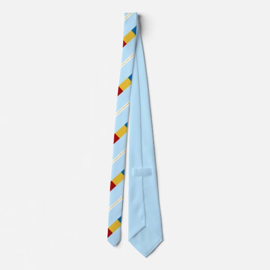 Stropdas stadsvlag Durham (North Carolina) (Achterkant)