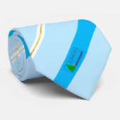 Stropdas stadsvlag Juneau (Alaska) (Opgerold)