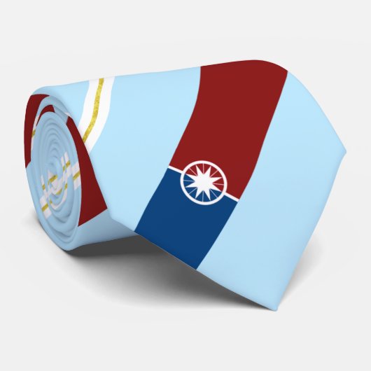 Stropdas stadsvlag Norman (Oklahoma) (Opgerold)