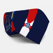 Stropdas stadsvlag Wichita (Kansas) (Opgerold)