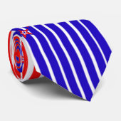 STROPDAS STARS & STRIPES (PATRIOTIC USA) MANNEN (Opgerold)