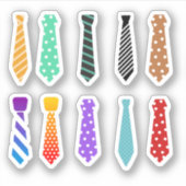 Stropdas Stickers (Voorkant)