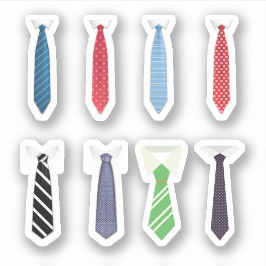 Stropdas Stickers (Voorkant)