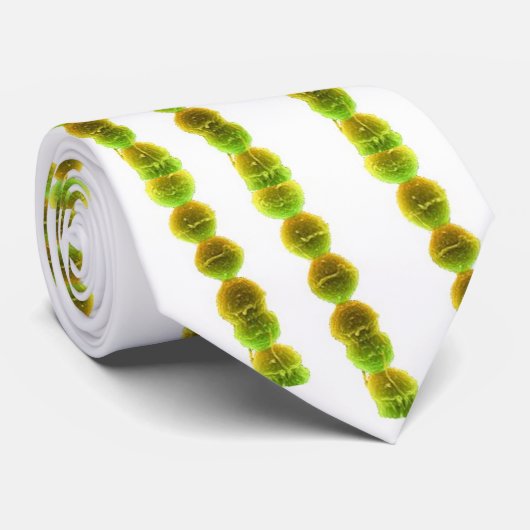 stropdas - Streptococcus (groen op wit) (Opgerold)