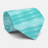 Stropdas Sunrise - Aqua (Opgerold)